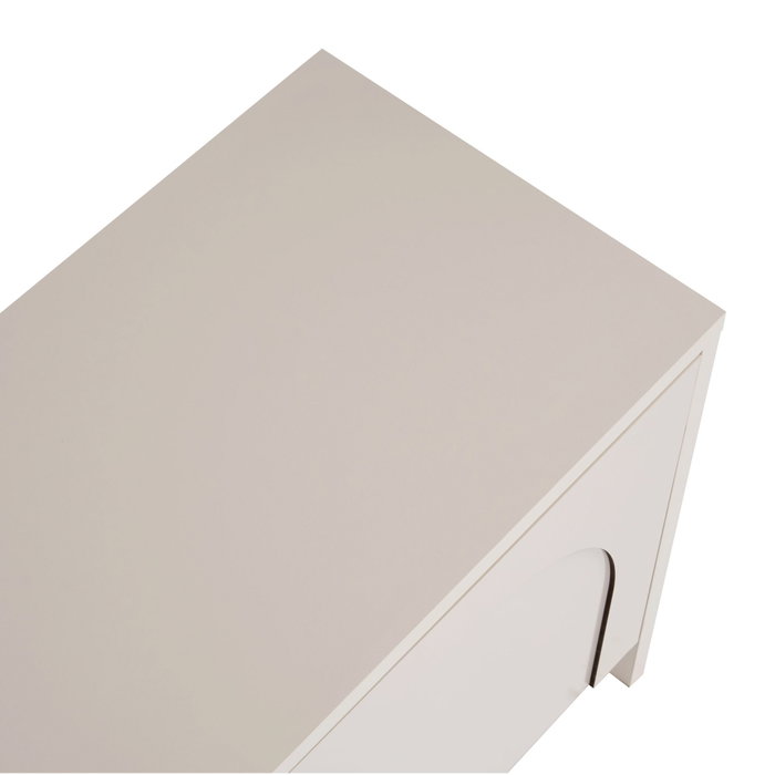 Nordure Aurelia Soporte para Televisión Crema Nordure Aurelia Soporte para Televisión Crema